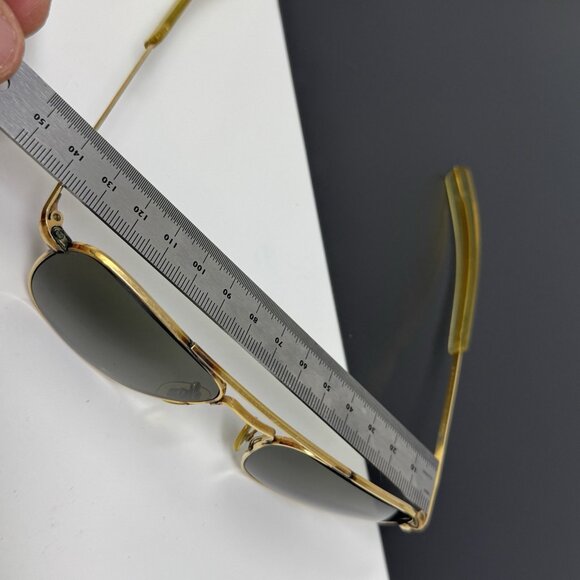 American Optical AO 5 1/2 Gold 1/10 12K GF Vintage Aviator Sunglasses Pilot CN91 - Picture 10 of 16